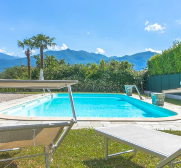 Apartmány v rezidenci s bazénem v Griante na Lago di Como