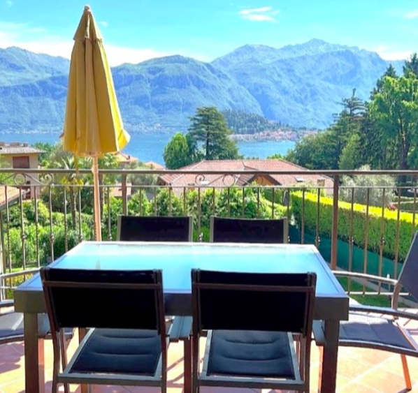 Apartmány v rezidenci s bazénem v Griante na Lago di Como