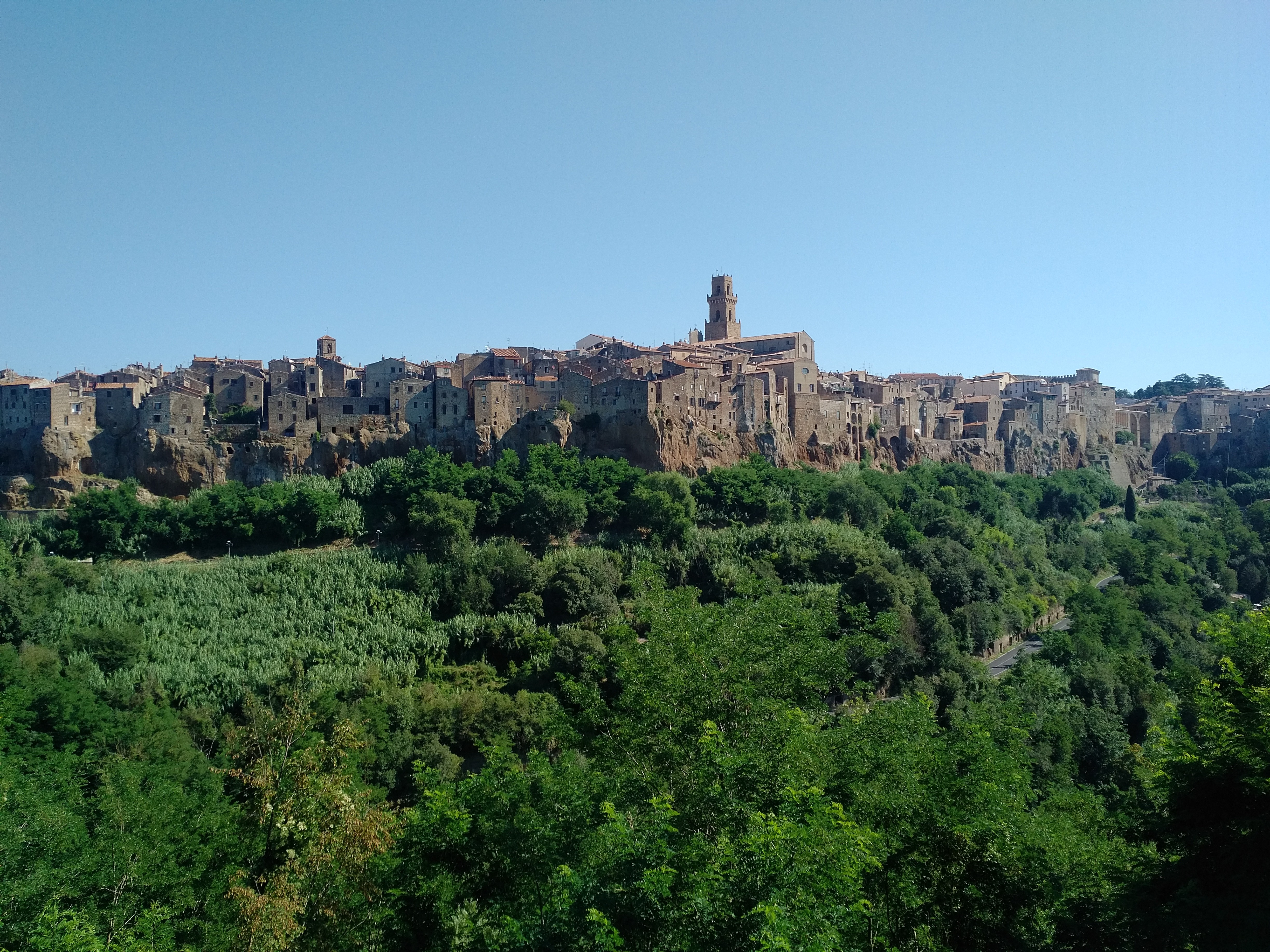 Pitigliano historické město v Toskánsku